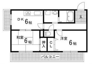 パルコ丸岡【3階】の間取り