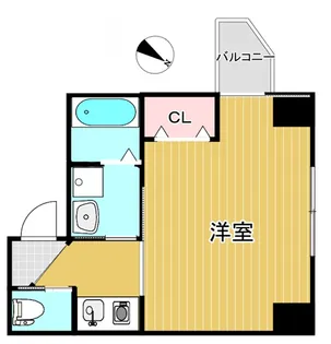 ベルエアー塚本【3階】の間取り