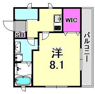 VILLETTA塚口【1階】の間取り