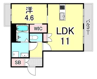 Mica Eleno 苦楽園【3階】の間取り