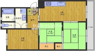 ハイツ中村【3階】の間取り