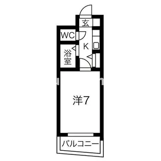 福岡県福岡市中央区大名1丁目【マンション】の間取り