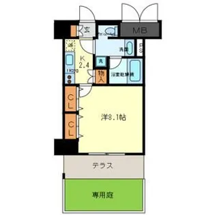 兵庫県神戸市東灘区田中町2丁目【マンション】の間取り