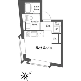 EXAM中目黒Ⅲ【2階】の間取り