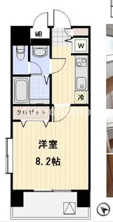 メゾン・ド・ヴィレ中目黒【7階】の間取り