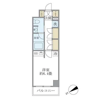 KDXレジデンス駒沢公園【2階】の間取り