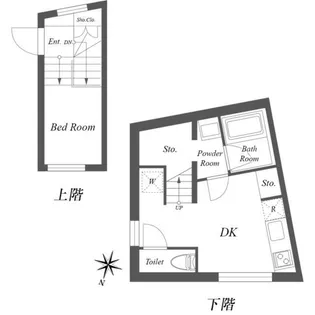 PASEO SANGENJAYA EAST WEST【1階】の間取り