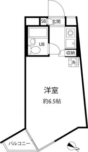エスポワール中目黒【1階】の間取り
