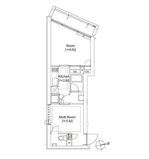 カスタリア祐天寺【4階】の間取り