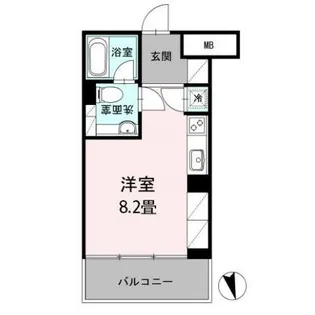 カスタリア目黒長者丸【3階】の間取り