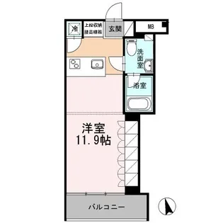 カスタリア目黒長者丸【2階】の間取り