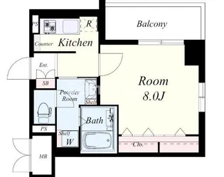 ベルコルティーレ【2階】の間取り