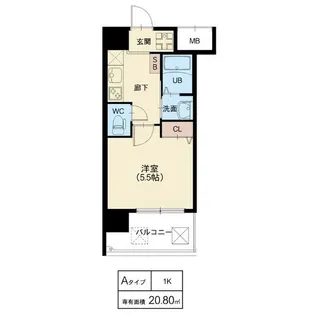 スプランディッド元町山手【9階】の間取り
