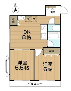 梅原マンション【3階】の間取り