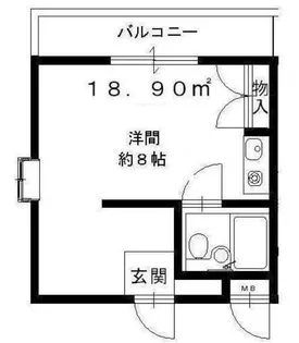 ストーク西灘【1階】の間取り