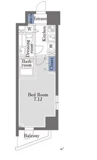 ドゥーエ学芸大学Ⅱ【4階】の間取り