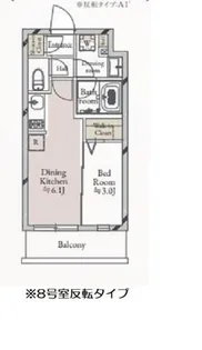 JMFレジデンス学芸大学【5階】の間取り