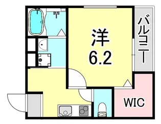 フジパレス西宮駅北【3階】の間取り