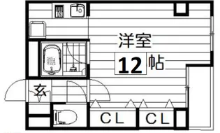 アメニティ北久宝寺【2階】の間取り