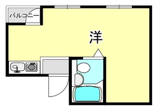 生田リバーハイツ【4階】の間取り