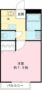 ガーデンハイツ【1階】の間取り