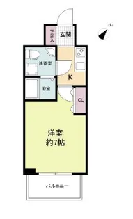 セレニテ神戸元町クレア【4階】の間取り