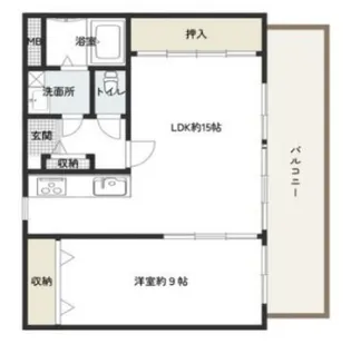 ベルイルモ塩屋【3階】の間取り