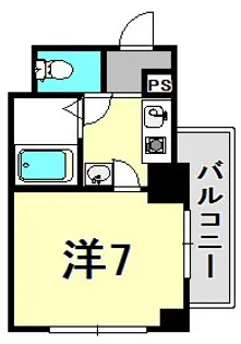 ノベラ御幸通【3階】の間取り