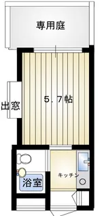 ジョイフル中山手【1階】の間取り