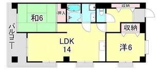クリスタルパレス【2階】の間取り