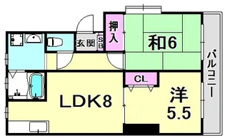 センチュリー高岡【3階】の間取り