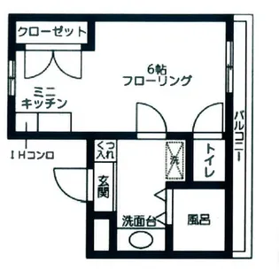 KYマンション【3階】の間取り