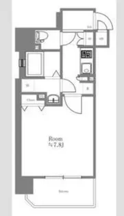エイペックス大阪城西【4階】の間取り