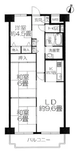 ルネ須磨【11階】の間取り