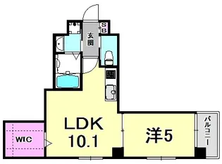 ノーブル甲子園【2階】の間取り
