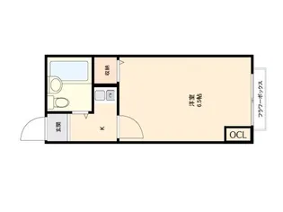 都立大パレヒルズ【2階】の間取り