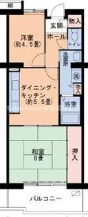 URルミエール千鳥 6号棟【2階】の間取り