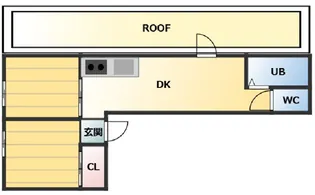 駒ヶ林シーサイドハイツ【2階】の間取り