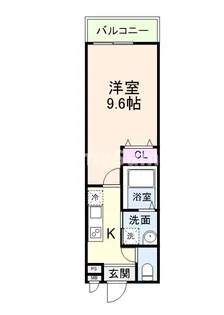 フジパレス西宮西福町Ⅱ番館【1階】の間取り