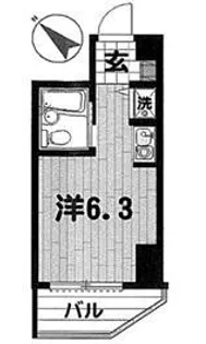 TRUST VALUE 不動前【10階】の間取り