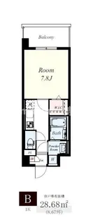 フランディオール桜並木【7階】の間取り