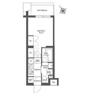 コンフォリア不動前【4階】の間取り