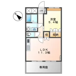 Pure Arrow【1階】の間取り