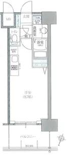 アプリーレ神戸元町【7階】の間取り