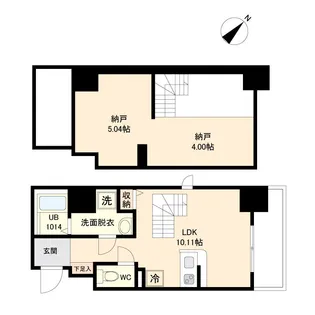 MODERN PALAZZO天神東グランMの間取り