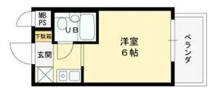 ライオンズマンション三宮【3階】の間取り
