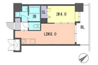 ドゥーエ平尾【4階】の間取り