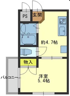 クレメント園田【1階】の間取り