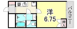 Hiro武庫之荘【1階】の間取り