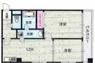 アルテシアン夙川【1階】の間取り